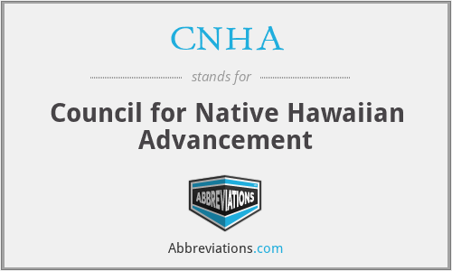 What does native hawaiian stand for?